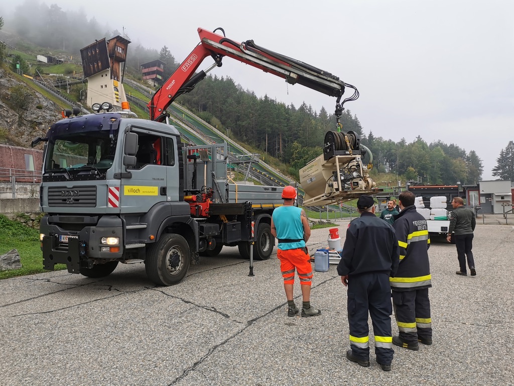 Spritzbegrünung Infrastruktur